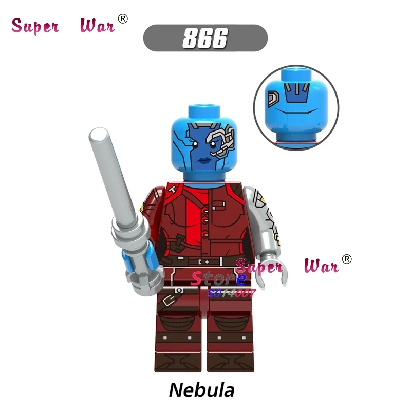 

1PCS model building blocks action figures starwars superheroes Nebula Infinity War Marvel DC Comics diy toys for children gift