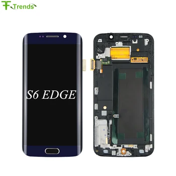 

Fftrends 3PCS OEM Super Amoled for Samsung Galaxy S6 Edge LCD Display Touch Screen Digitizer Assembly G925 with Frame by DHL
