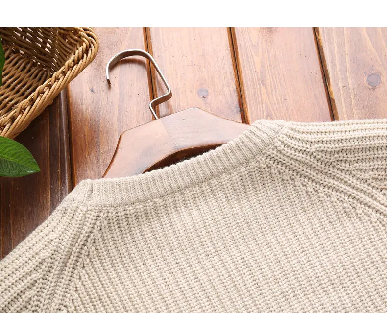 3Color Winter Men Pullover Sweaters Warm Thick Sweater Men Autumn Knited Male Pullover Jumper Navy Red Khaki Brand Muls M-4XL-16