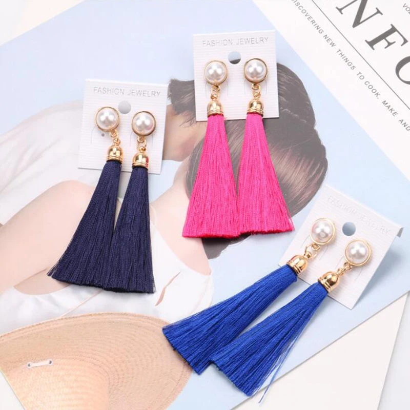 Clip Vintage Earrings Clip Pearl Earrings Clip Earrings Women