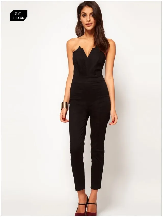 boob tube jumpsuit