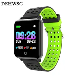 DEHWSG M19 PRO Smart часы Для мужчин крови Давление IP67 Водонепроницаемый Фитнес трекер часы Smartwatch для IOS Android Сяо mi 3 группа mi