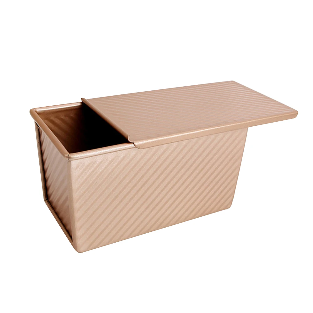 

Waved Practical Bread Making Kitchen Toast Non Stick Easy Clean Heat Resistant Baking Mold Loaf Pan Bakeware Cake With Lid