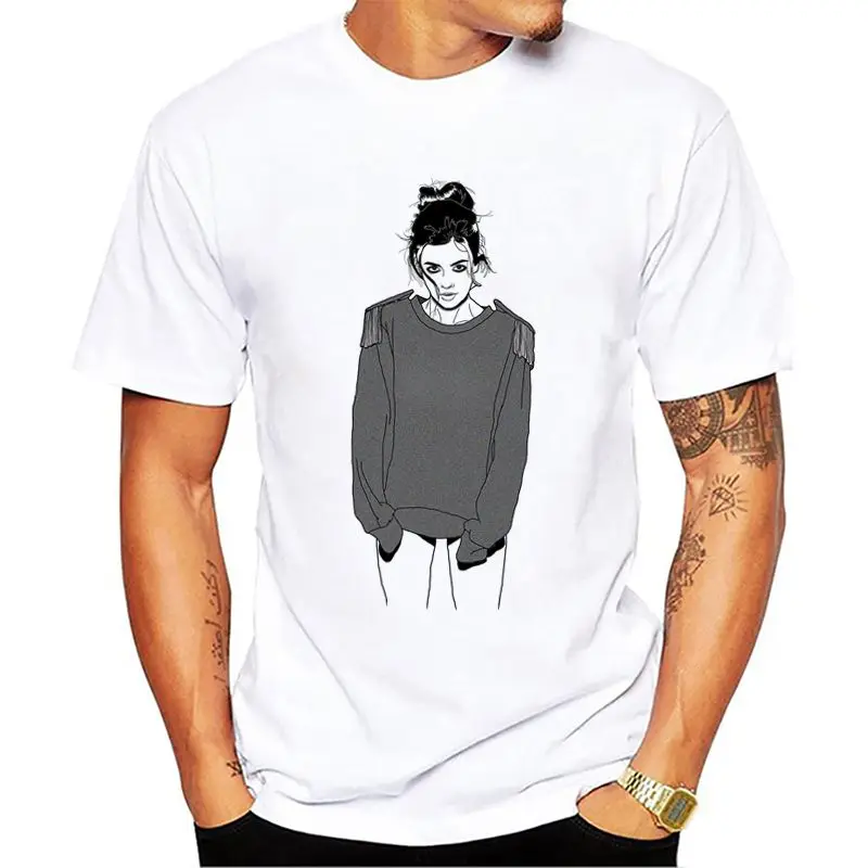 

Fashion Marina and the Diamonds T Shirt Men's Short Sleeve Cotton Printed T-shirt Funny Tees Harajuku Shirts Cool Tops