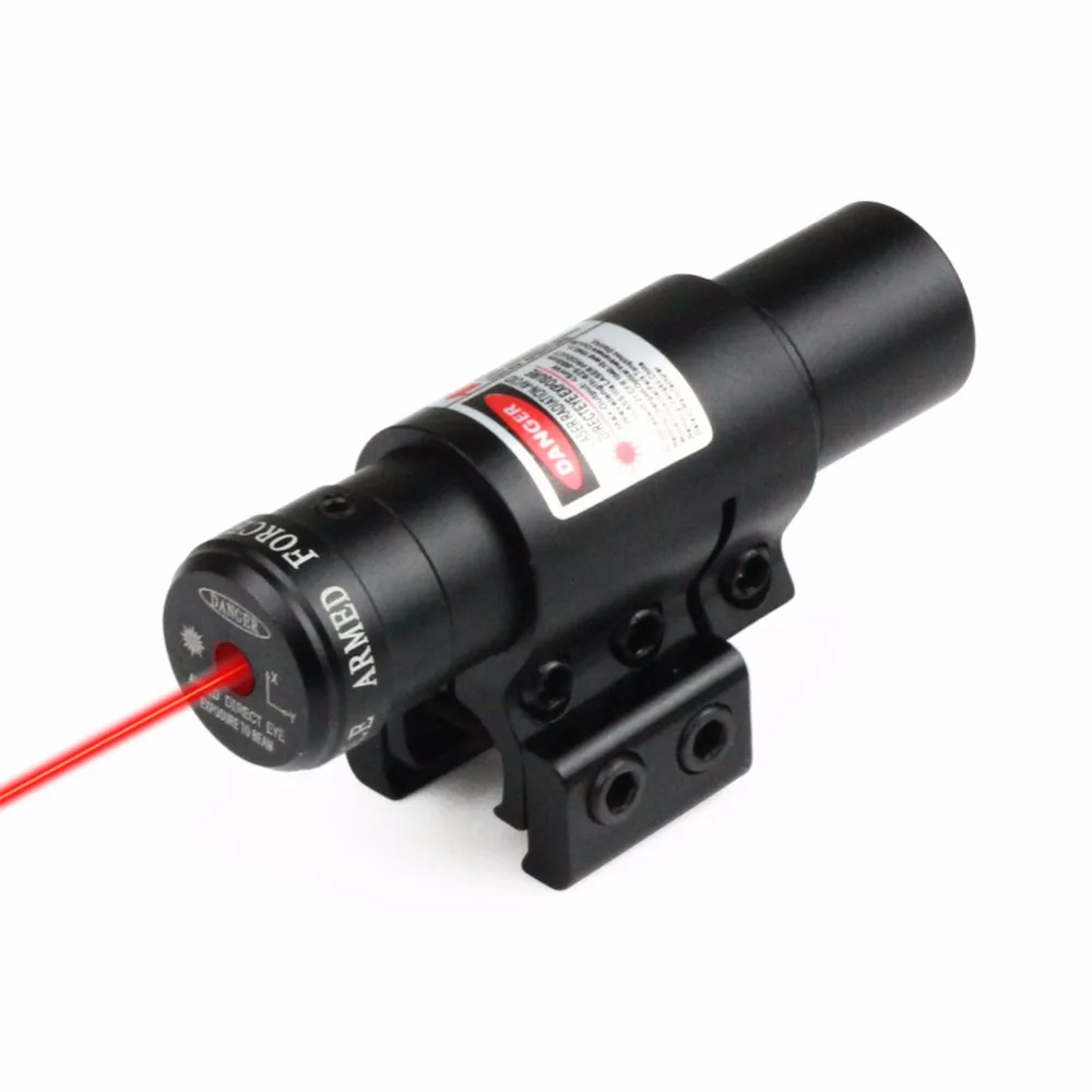 

Tactical Aiming Red Laser Dot Sight Weaver Picatinny Rail Mount 20mm Rail Mount for Rifle Outdoor Hunting