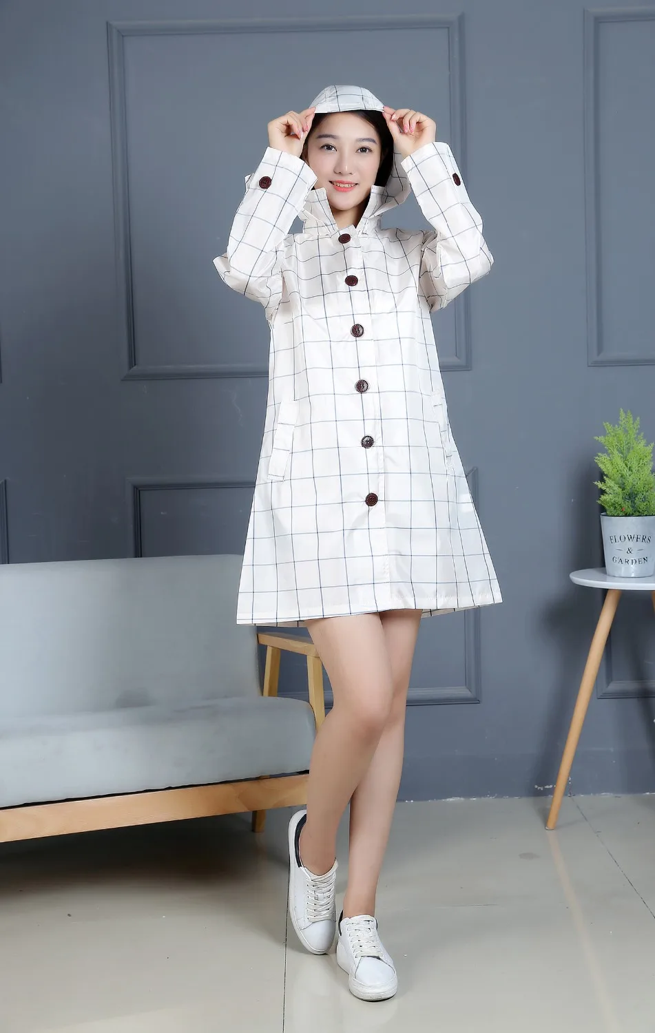 

Long Raincoat Women Waterproof White Rain Coat Ponchos Jackets Windbreaker Women Ladies Kids Raincoats for Girls Yupi Yagmurluk