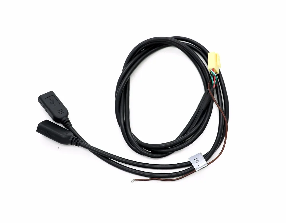 USB кабель жгут проводов автомобиля радио адаптер разъем провода двойной USB порт