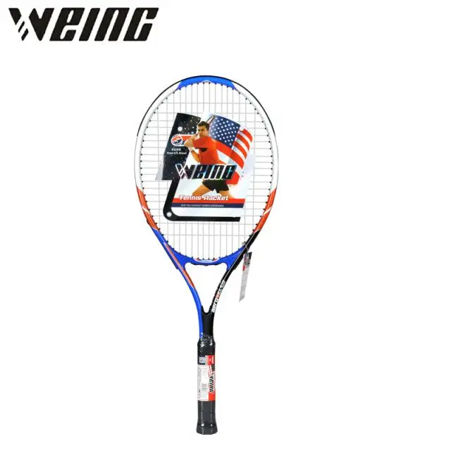 WEING официальная качественная Теннисная ракетка алюминиевая Теннисная ракетка уличное спортивное снаряжение - Цвет: blue