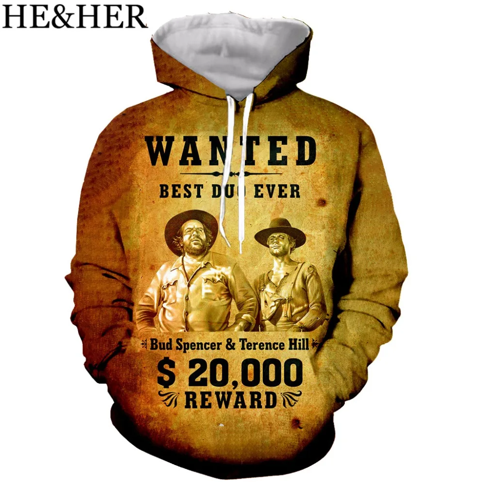 

Bud Spencer Terence hill 3D printed men women hooded hoodie sweatshirt fashion graphic hoodie casual streetwear pullover hoodie