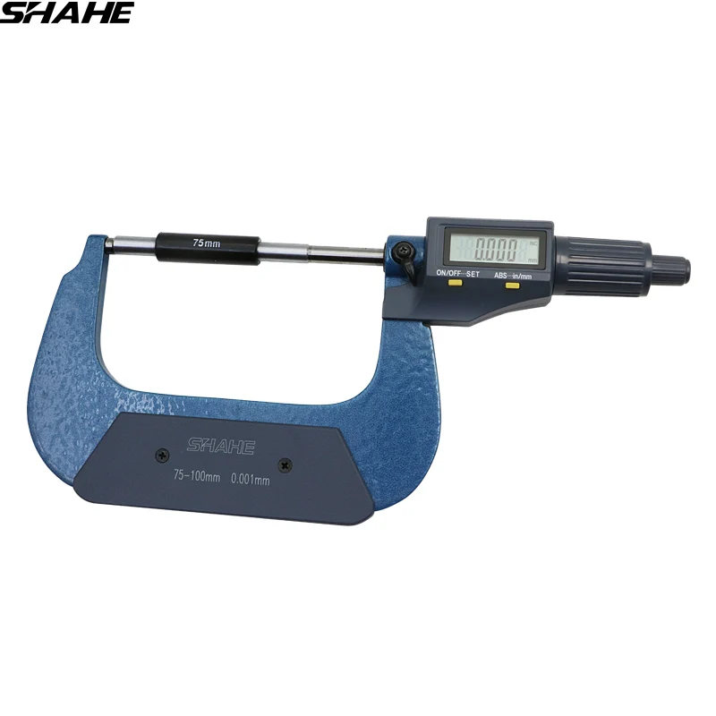 

75-100 mm digital micrometer electronic micrometer 0.001 mm micron outside micrometer caliper gauge measuring tools
