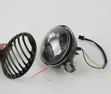 CNC Led Headlight Grill Cover For Harley Davidson Sportster XL 883