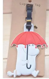 1 шт. японский аниме ведьма Бегемот девушка красивая бирка для багажа ПВХ Подвески украшение чемодана брелок для ключей, держатель для карты детский подарок - Цвет: D