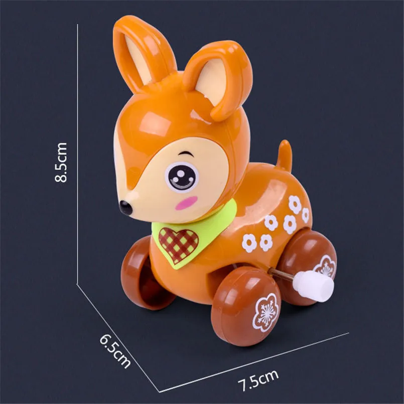 Wecute заводная Весенняя игрушка мини смешная цветная игрушка для малышей дорогой стиль Ветер вверх бег подарок случайный цвет для новорожденного ребенка