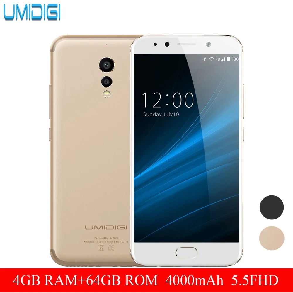 Umidigi S MTK helio P20 Восьмиядерный 4 ГБ Оперативная память 64 Встроенная смартфон LTE FDD