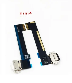 

New USB Charging Port Flex Cable Charger Flex Cable For iPad Mini 4 Black/White 50pcs/lot Wholesale