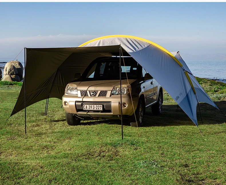 Naturehike большой навес от солнца кемпинг автомобиль палатка анти-УФ наружные навесы самостоятельное Вождение Тур семейные вечерние палатки NH18Y001-M