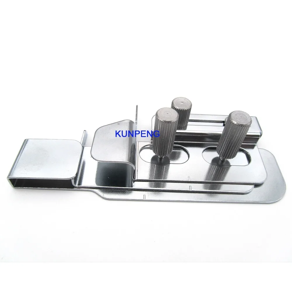 

1SET#A9140C090B0 EXCLUSIVE ADJUSTABLE FOLDER HEMMER CoverStitch Hem GUIDE FIT FOR Juki Serger MO-735 MCS1500