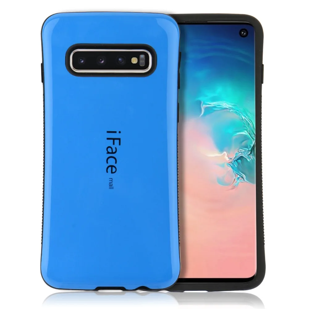 Чехол iFace Mall для Samsung Galaxy S10 Plus противоударный армированный Роскошный чехол из ТПУ