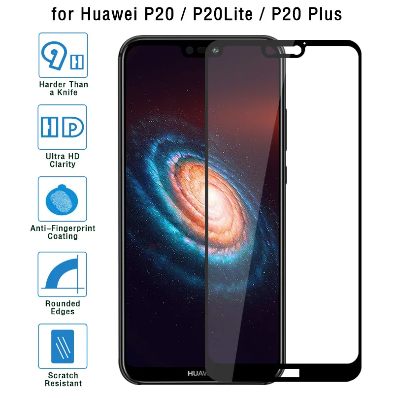 Взрывозащищенное Закаленное стекло для huawei P20/P20 Lite Plus жесткая защита стеклянная