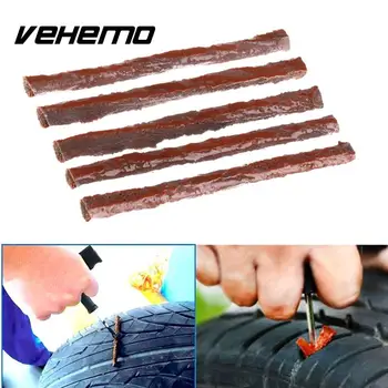 

Car Truck Tubeless Tire Seal Strip Plug Tyre Puncture Cold Repair Kit 100x6MM