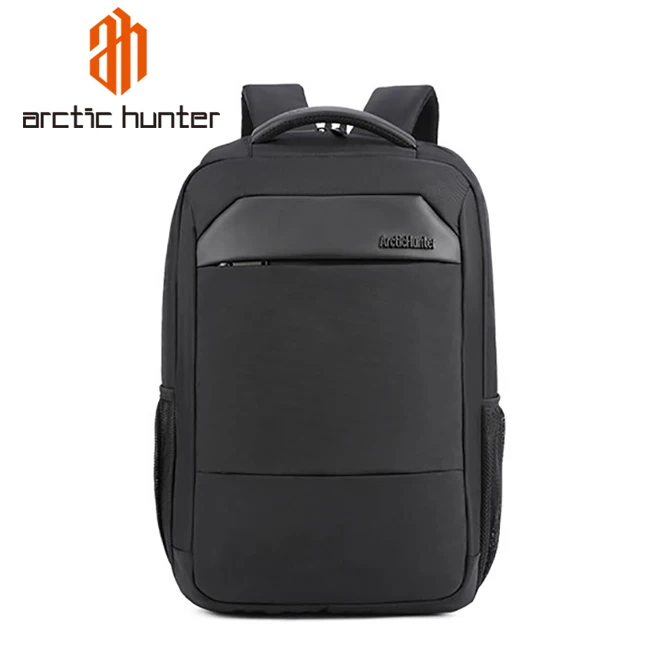 ARCTIC HUNTER 111 Mochilas Повседневный мужской рюкзак, рюкзак для ноутбука, водонепроницаемый рюкзак с usb зарядкой, школьный рюкзак, Мужской черный - Цвет: black