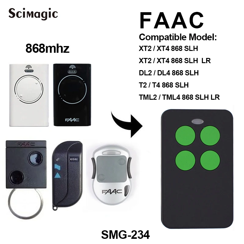 

Garage door remote control 868mhz duplicator 433MHz garage command transmitter opener