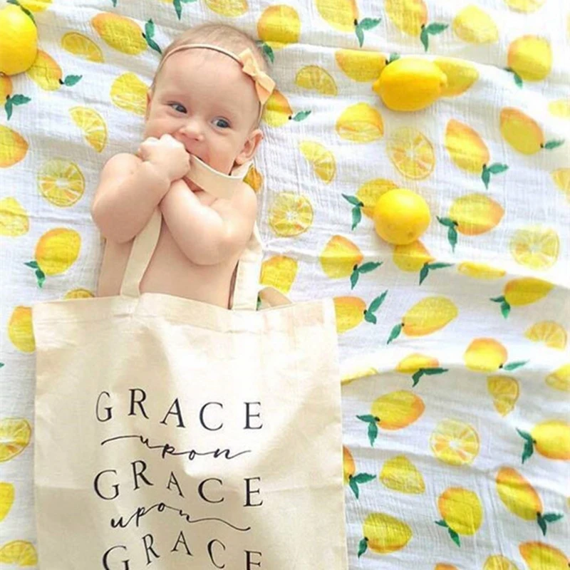 

Bamboo Cotton Floral Printing Muslin Baby Blankets Bedding Infant Swaddle Towel For Newborns Photography Swaddle Wrap MZ03