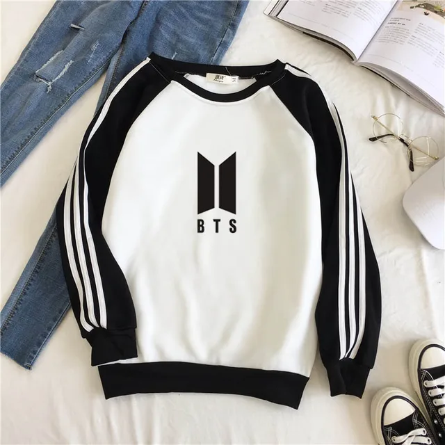 bts striped hoodie