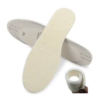 

Wool Warm Insoles Insoles Pads For Shoes Inserts Adult Child Breathable Comfortable Thermal Winter Blended Shoe Insole Padding