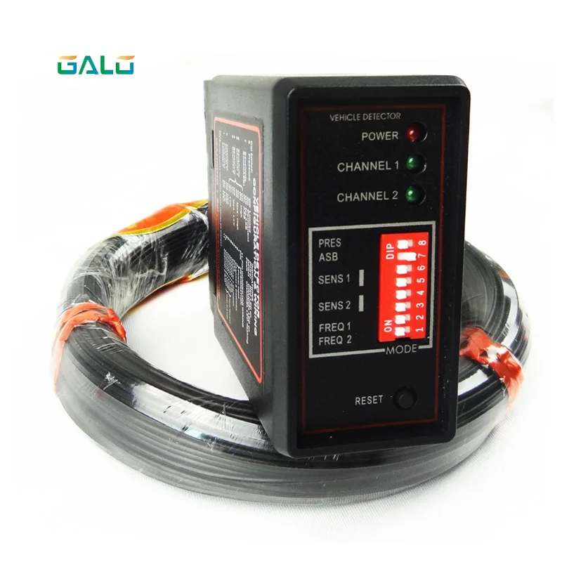 

GALO double Channel Loop Detector, Inductive Loop Safety Vehicle Detection Systems with 100m loop cable 0.75mm