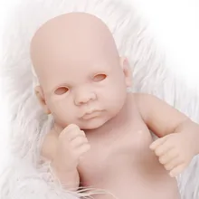 Soft Vinyl Bebe Reborn doll kit Anatomically Correct not Finished Product Baby Reborn Realistic Reborn Baby