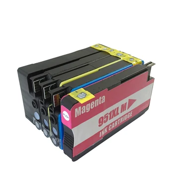 

4 x Ink Cartridge for HP 950 951 XL hp 8610 8620 8680 8615 8625 8600 8630 8100 8610 8660 printer cartridge hp950 show ink level