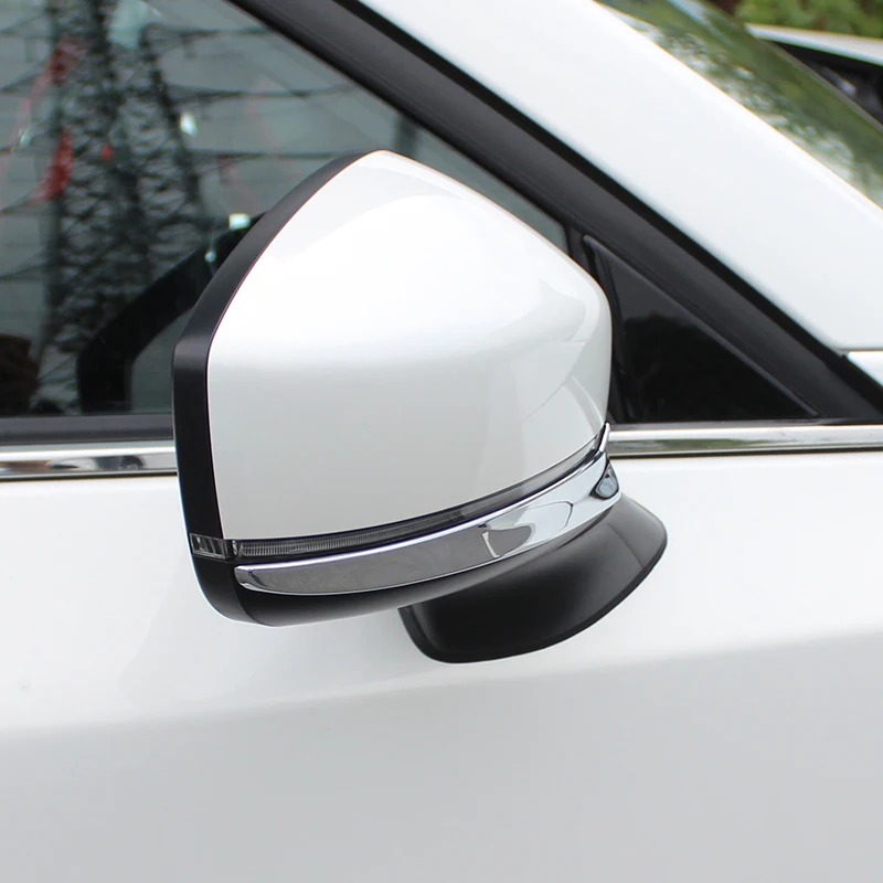 

KOUVI Car Accessories for 2017 2018 Mazda CX-5 CX 5 CX5 Rear View Mirror Trim ABS Chrome Side Wing Mirror Protector Strip