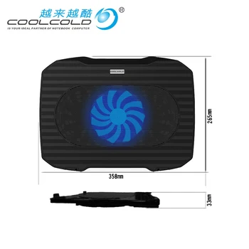 

Professional external laptop Cooler Pad slide-proof stand Notebook Cooling Fan notebook fan cpu Hard disk cooler