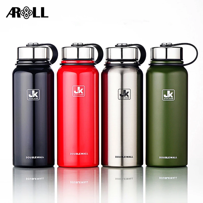 

Portable Travel Thermos Bottle Vacuum Flask 800ml 1100ml 1500ml Thermos Cup Stainless Steel Outdoor Insulation Thermos Bottles