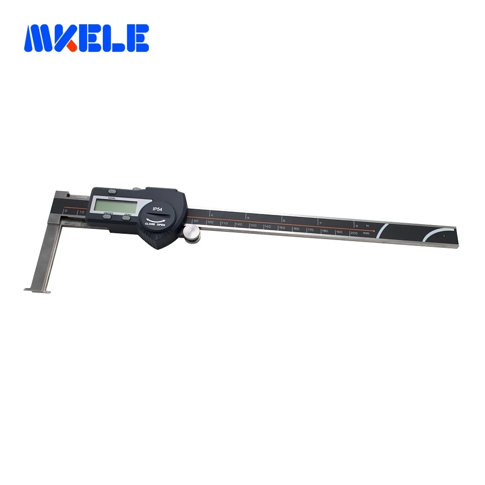 13 200mm Digital Inside Groove Caliper With Knife Edge Measuring