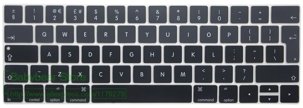 Чехол-клавиатура для нового Macbook Pro retina 13 15 с сенсорной панелью, силиконовая для компьютерной клавиатуры