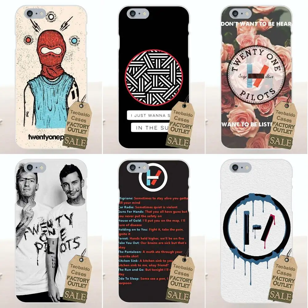 Для Apple iPhone X 4 4S 5 5C SE 6 6S 7 8 Plus для LG G4 G5 G6 K4 K7 K8 K10 TPU Новое поступление Josh Dun Twenty One Pilots 21