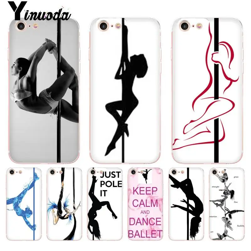 

Yinuoda For iPhone 7 6 X Case Pole dance Dancing Fitness Coque Shell Phone Case for iPhone 8 7 6 6S Plus X 10 5 5S SE 5C XS XR