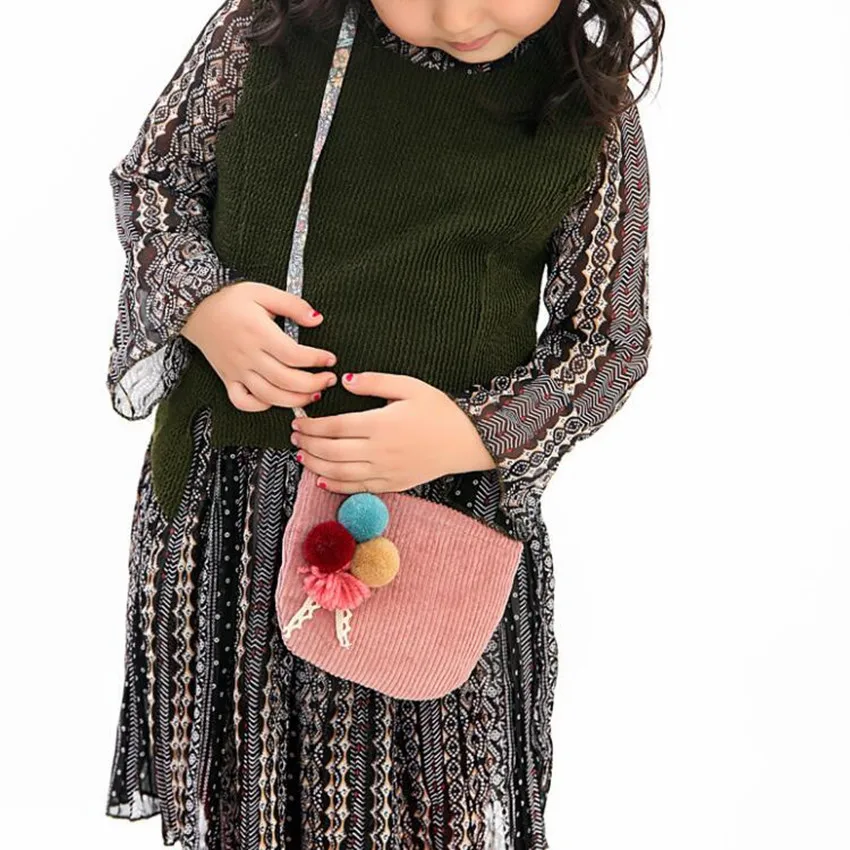 M482 милый мультяшный детский Ранец милый маленький свежий шарик для волос украшение красивая сумка для девочек