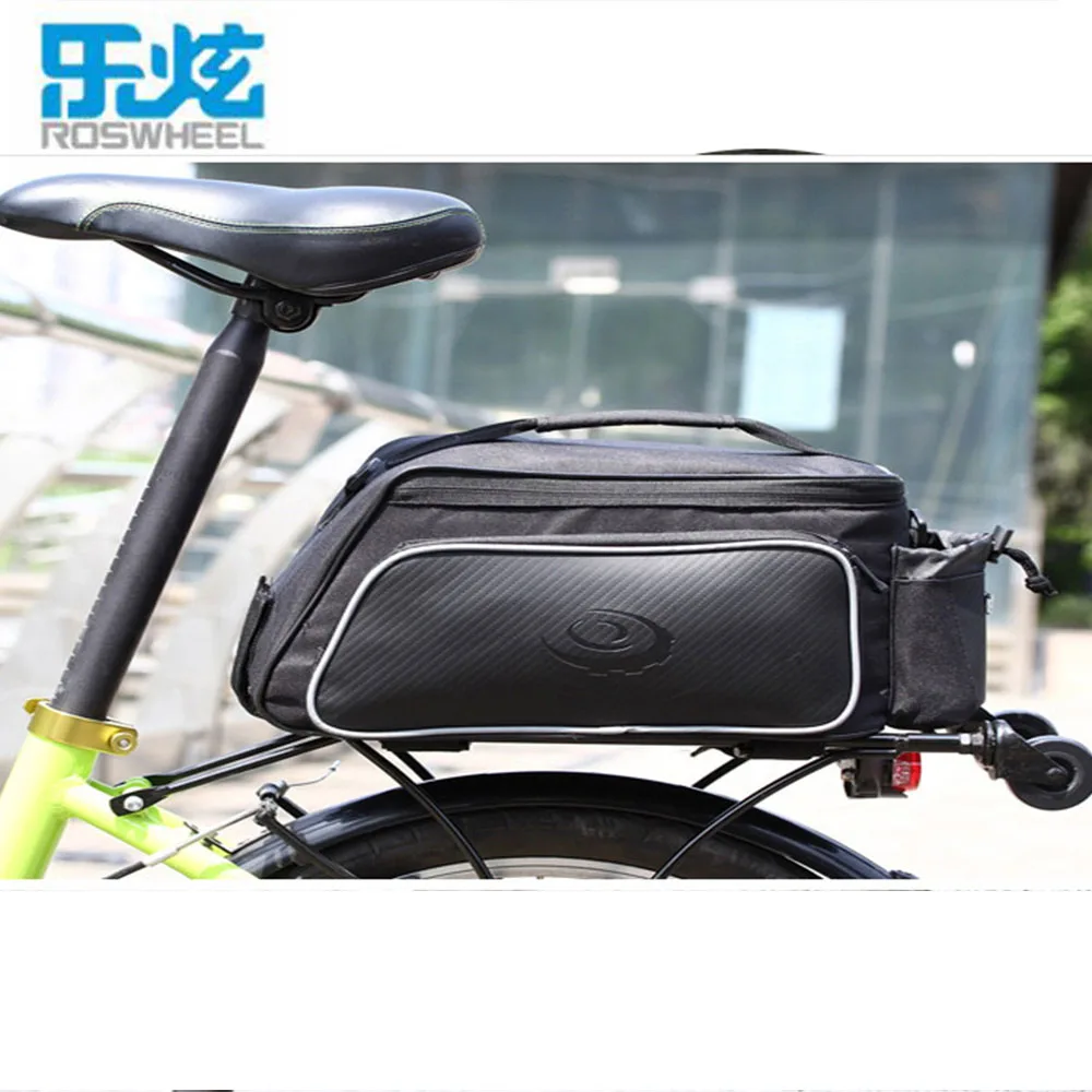 

Roswheel Practical Tear-Resistant Bicycle Trunk Pannier Rear Carrier Bag Pack Mountain Bicycle Road Bike Saddle Bag Bicycle Bags