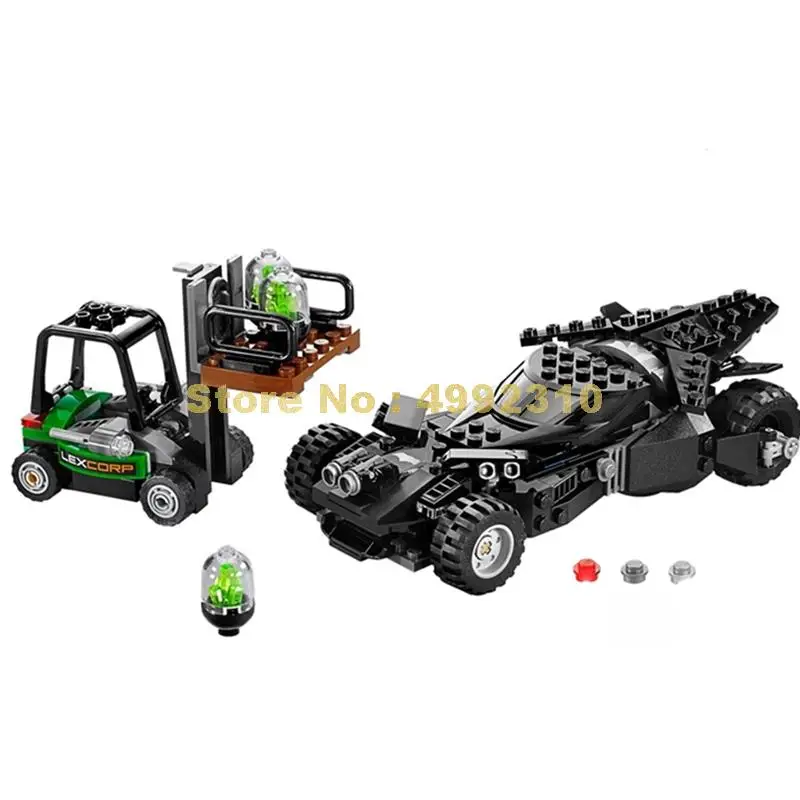 

7117 306pcs super heroes batman kryptonite interception batmobile 76045 building block 3 figures Bricks Toy