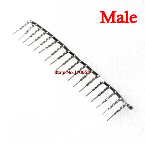 

100Pcs For Dupont Jumper Wire Cable Housing Male Pin Connector Terminal 2.54mm New