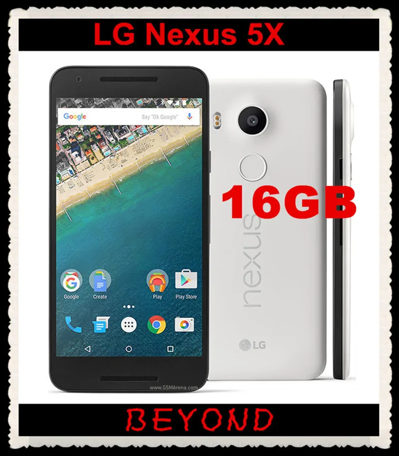 LG Google Nexus 5X H791 разблокированный GSM 4G LTE Android 5,2 ''12.3MP шестиядерный ОЗУ 2 Гб ПЗУ 16 Гб мобильный телефон дропшиппинг