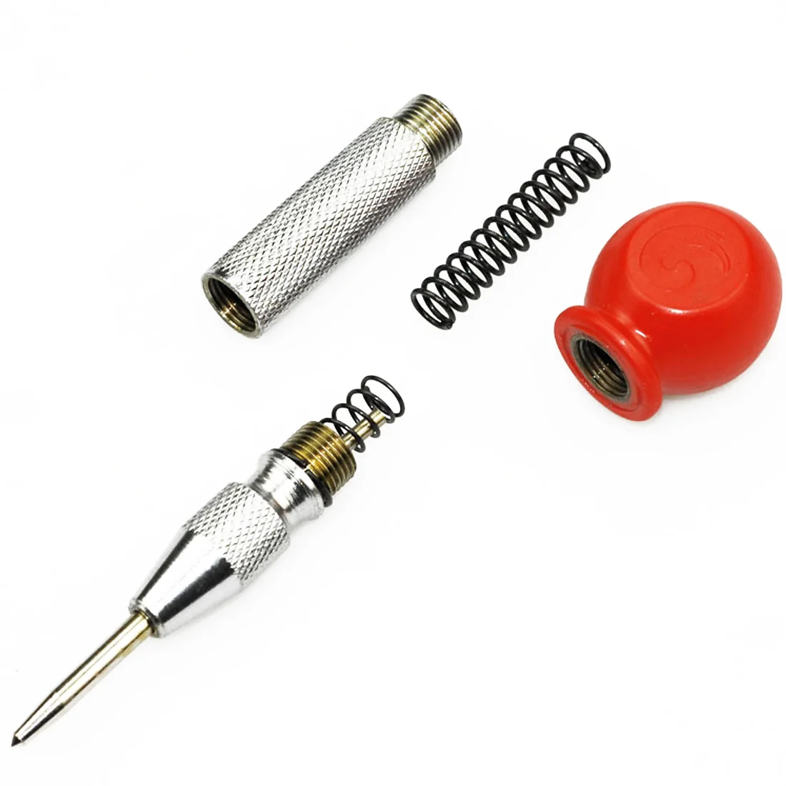 HSS Auto Mark Hole 1pcs/lot Length 130mm Yellow and silver Automatic Center Punch Spring Loaded Chrome Rivet Screw HSS Auto Mark Hole 1pcs/lot Length 130mm Yellow and silver Automatic Center Punch Spring Loaded Chrome Rivet Screw