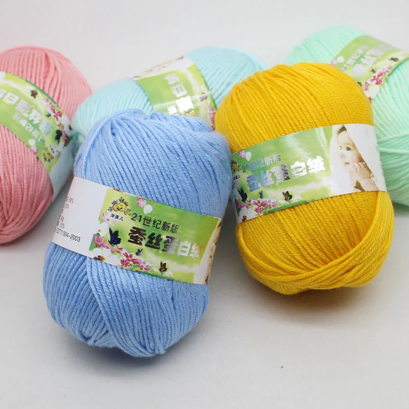 

Soft Crochet thick baby yarn for knitting lot chunky yarn wool warm hands for kids toy diy skin friendly