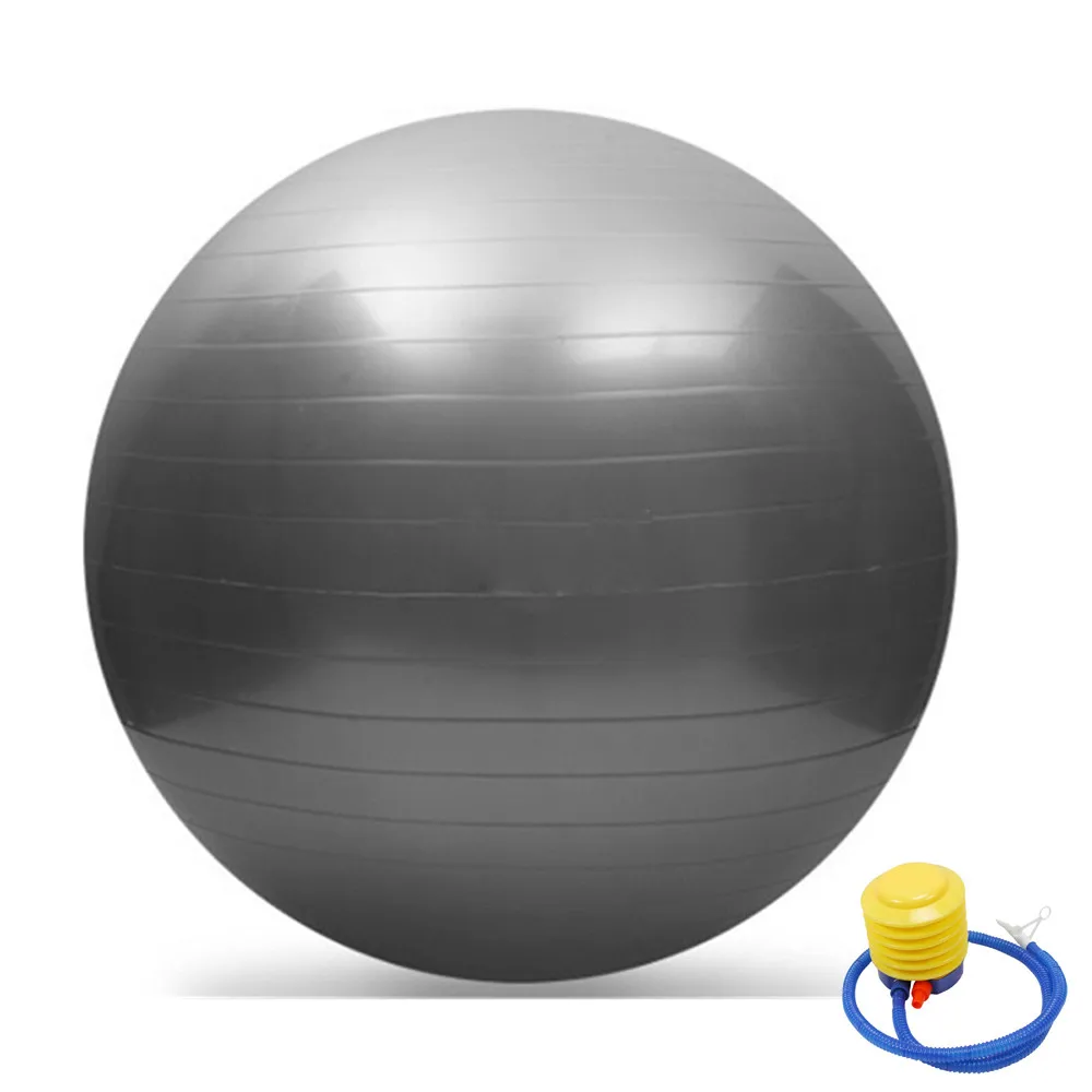 65 см Упражнение тренажерный зал Йога мяч для фитнеса фитнес беременность птичка не лопающийся+ насос - Цвет: B