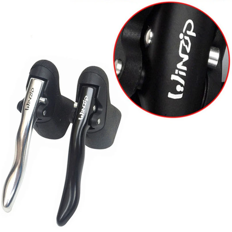 Bicycle Bike MTB Components Bar Lightweight Alloy Brake Levers 2 Finger Mountain Bike Bicycle BMX MTB V Brake Bar #4DC07 (16)