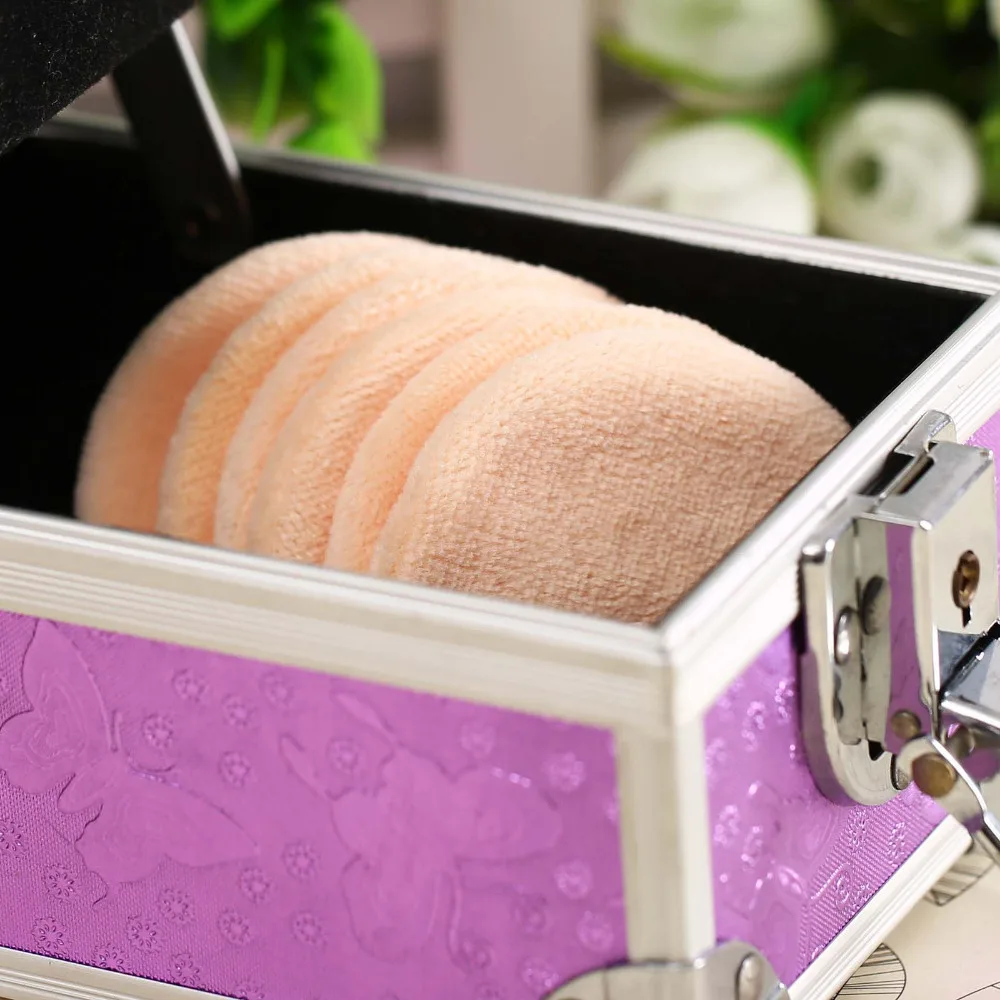 New Arrivals 6PCS Women Beauty Facial Face Body Powder Puff Cosmetic Beauty Makeup Foundation Soft Sponge Girl Lady Gift