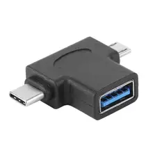 USB OTG адаптер USB 3,0 Женский к Micro usb type-C Мужской конвертер сплиттер для samsung Xiaomi USB3.0 OTG адаптер Высокое качество